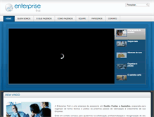 Tablet Screenshot of enterprisefirst.com.br